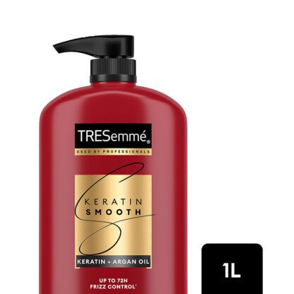 Tresemme Keratin Smooth Shampoo for Straighter Shinier Hair with Argan Oil Nourishes Dry Hair At Jatin Cosmetics