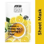 Nykaa Skin Secrets Indian Rituals Lemon + Honey Sheet Mask For Glowing & Clear Skin At Jatin Cosmetics